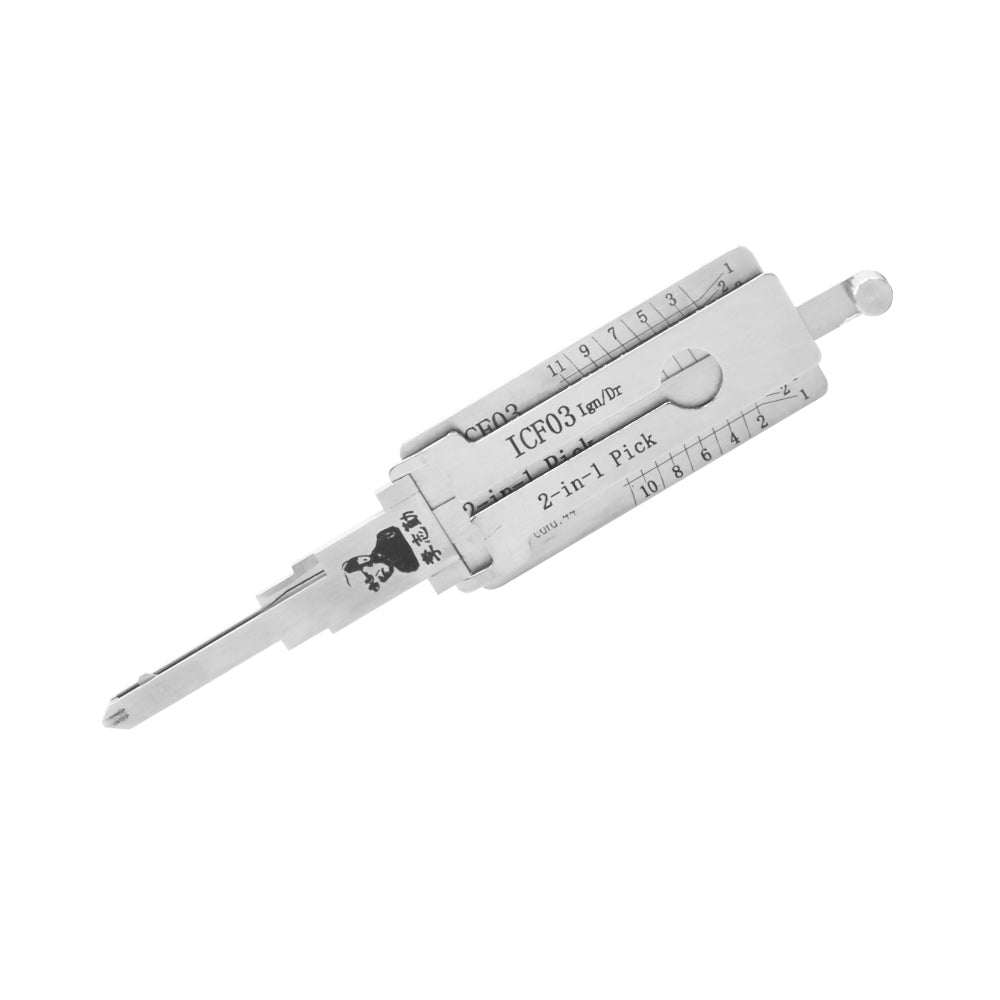 Lishi ICF03 2 in 1 Decoder and Pick for Ford