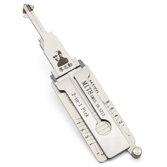 Lishi MIT8(GM15/GM19/SZ12) 2 in 1 Decoder and Pick