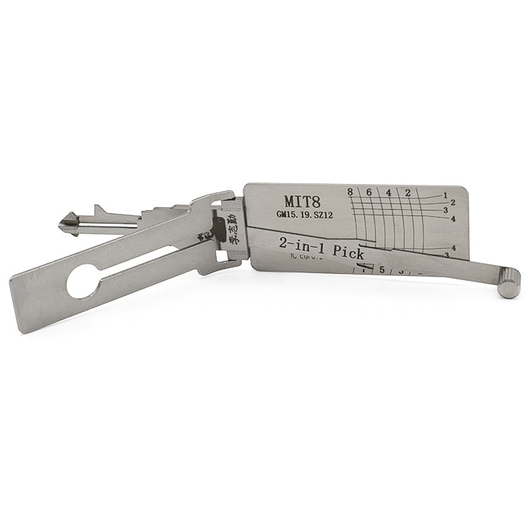 Lishi MIT8(GM15/GM19/SZ12) 2 in 1 Decoder and Pick