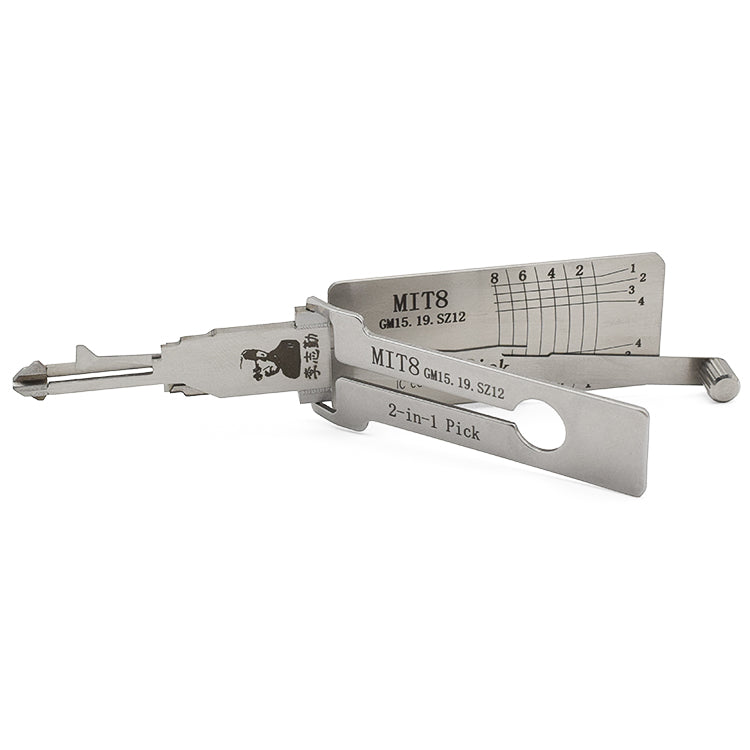 Lishi MIT8(GM15/GM19/SZ12) 2 in 1 Decoder and Pick