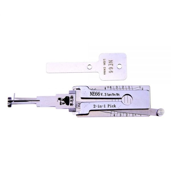 Lishi NE66 2 in 1 Decoder and Pick for VOLVO