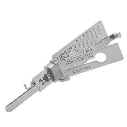 Lishi S123/C123/C145 2 in 1 Pick & Decoder for Schlage Everest Keyway