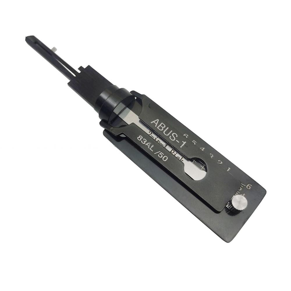 Lishi Style Abus-1 2 in 1 Pick & Decoder for Abus 6-Pin Keyway