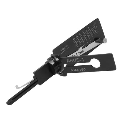 Lishi Style Abus-1 2 in 1 Pick & Decoder for Abus 6-Pin Keyway