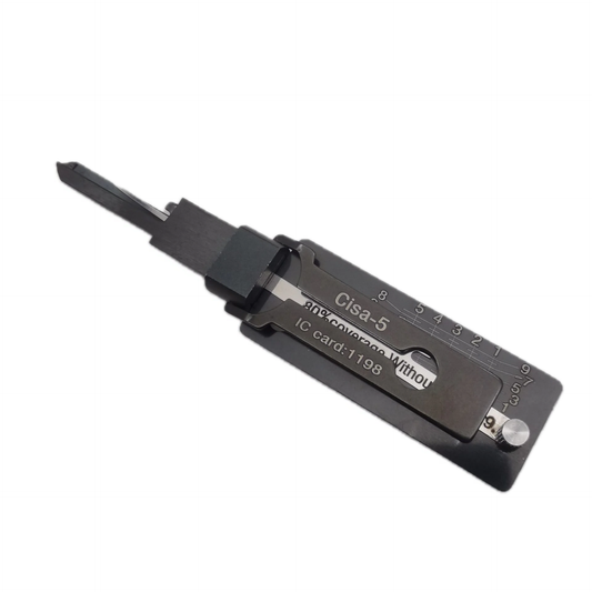 Lishi Style Cisa-5 2 in 1 Pick & Decoder for CISA 5-Pin Locks