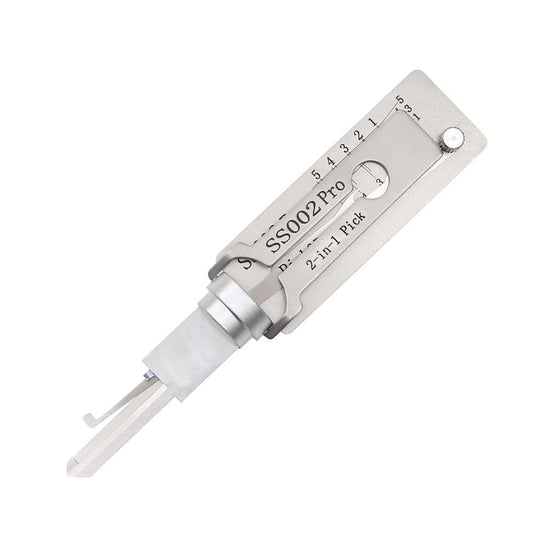 Lishi Style SS002 Pro 2 in 1 Lock Pick Tool and Decoder for S-Groove Door Lock