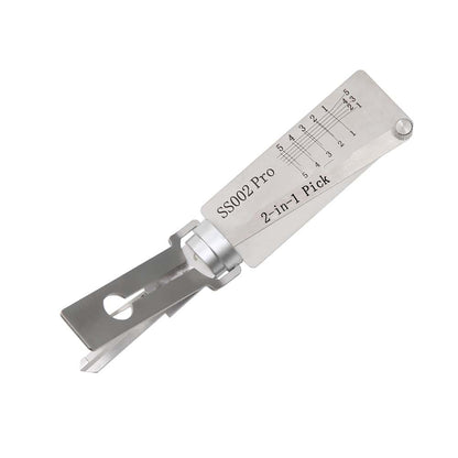 Lishi Style SS002 Pro 2 in 1 Lock Pick Tool and Decoder for S-Groove Door Lock