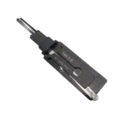 Lishi Style Yale-5B Lock Pick 2-in-1 Pick & Decoder for YALE 5-Pin Euro Lock Cylinder