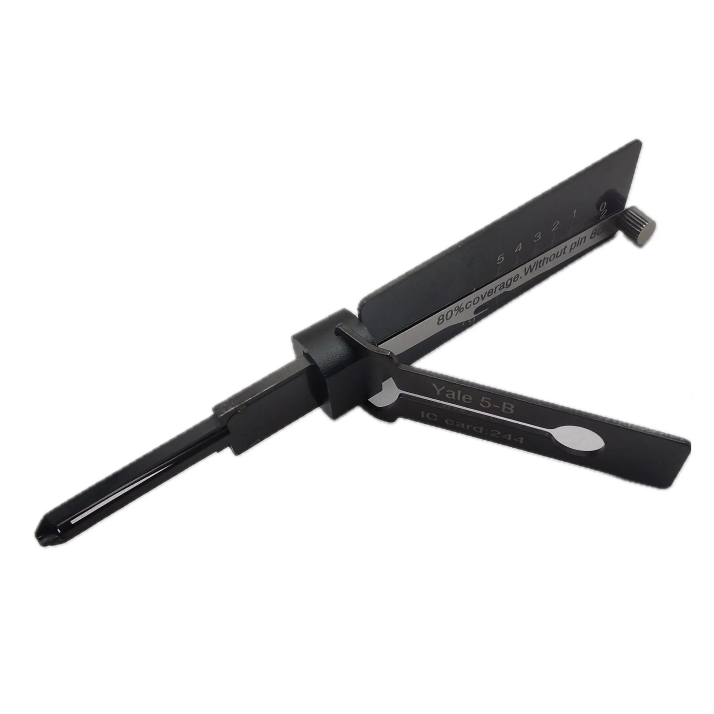 Lishi Style Yale-5B Lock Pick 2-in-1 Pick & Decoder for YALE 5-Pin Euro Lock Cylinder