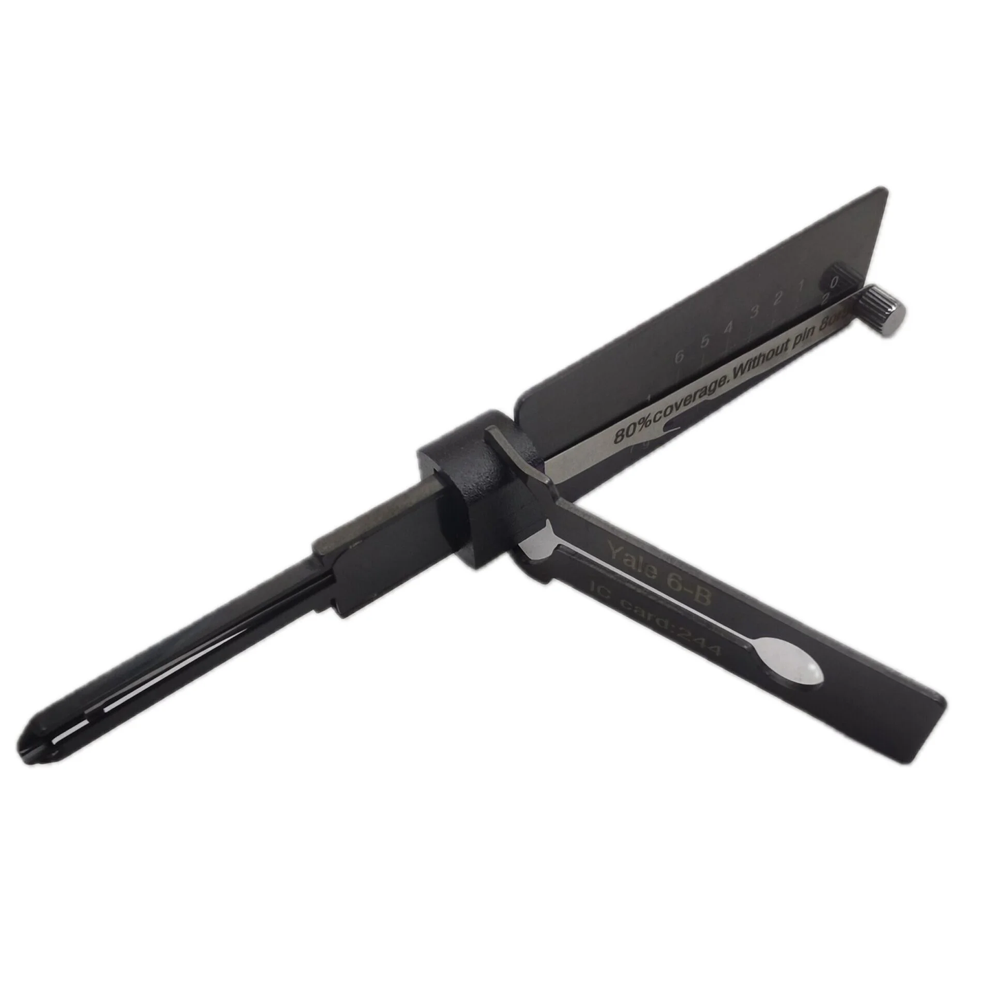 Lishi Style Yale-6B Lock Pick 2-in-1 Pick & Decoder for YALE 6-Pin Euro Lock Cylinder