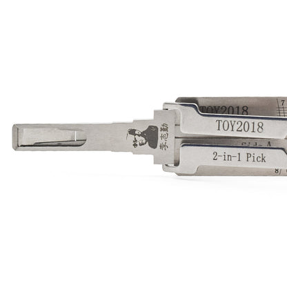 Lishi TOY2018 2 in 1 Decoder and Pick for Toyota 2018 Keyway