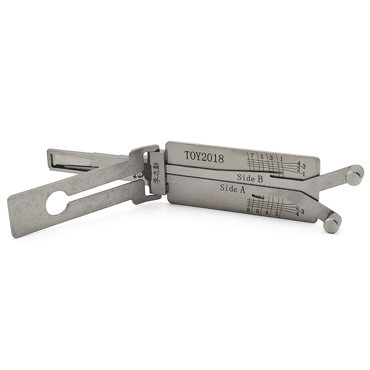 Lishi TOY2018 2 in 1 Decoder and Pick for Toyota 2018 Keyway