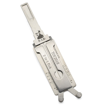 Lishi TOY2018 2 in 1 Decoder and Pick for Toyota 2018 Keyway