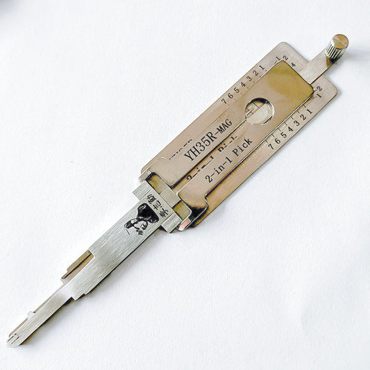 Lishi YH35R-MAG Extended Length 2 in 1 Decoder and Pick with Magnetic Gate