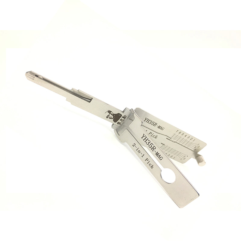 Lishi YH35R-MAG Extended Length 2 in 1 Decoder and Pick with Magnetic Gate