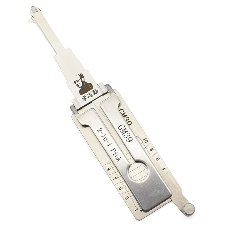 Original Lishi GM39 Lock Pick 2 in 1 Decoder and Pick
