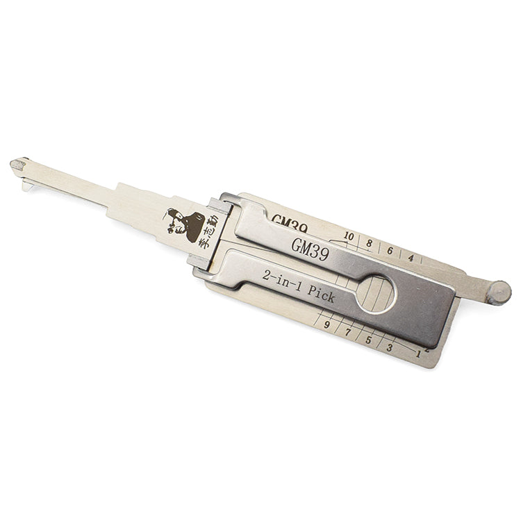 Original Lishi GM39 Lock Pick 2 in 1 Decoder and Pick