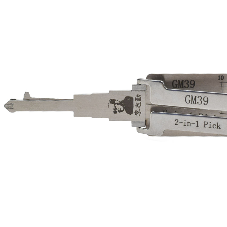 Original Lishi GM39 Lock Pick 2 in 1 Decoder and Pick