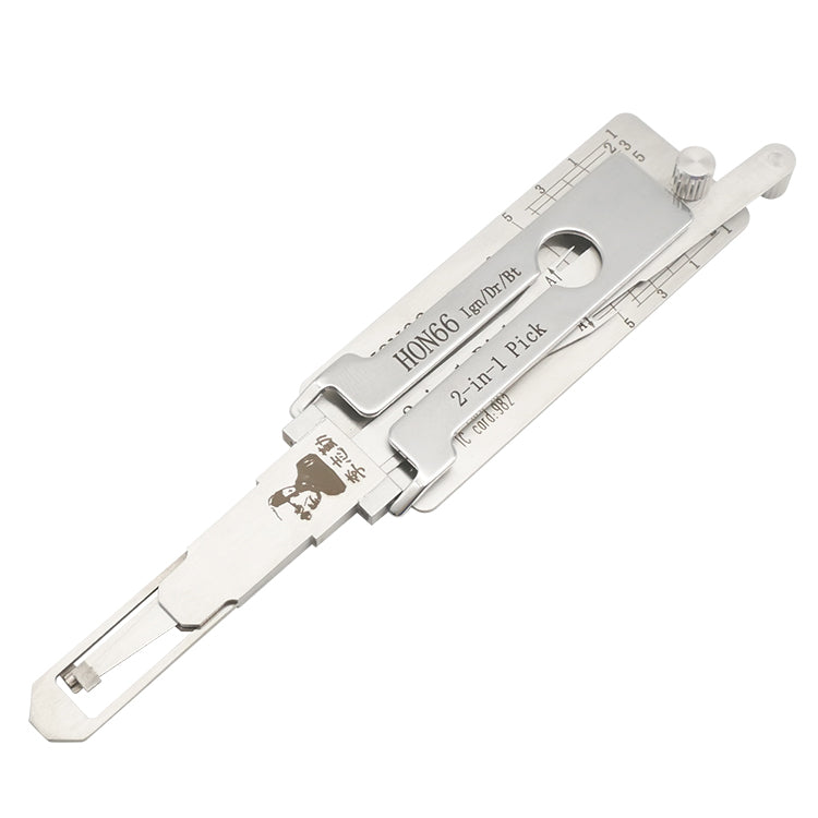 Original Authentic Lishi HON66 2 in 1 Car Door Lock Pick Decoder