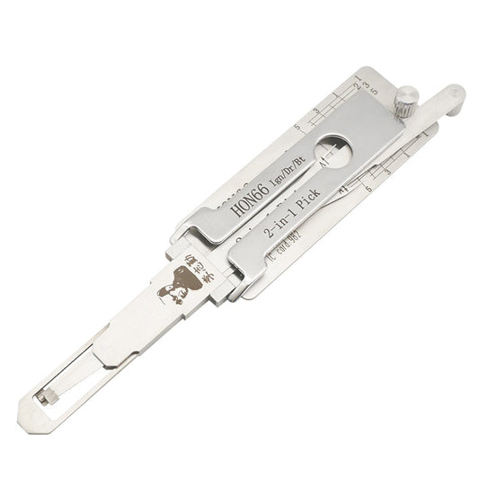 Original Authentic Lishi HON66 2 in 1 Car Door Lock Pick Decoder