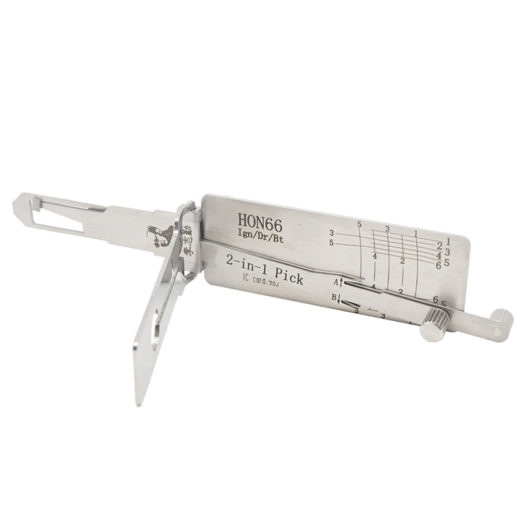 Original Authentic Lishi HON66 2 in 1 Car Door Lock Pick Decoder