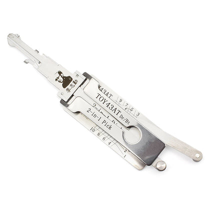Original Authentic Lishi TOY43AT Toyota 2-in-1 Pick Decoder / DR & BT