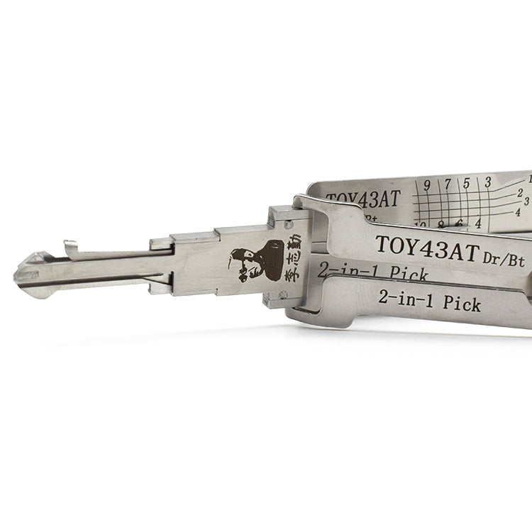 Original Authentic Lishi TOY43AT Toyota 2-in-1 Pick Decoder / DR & BT