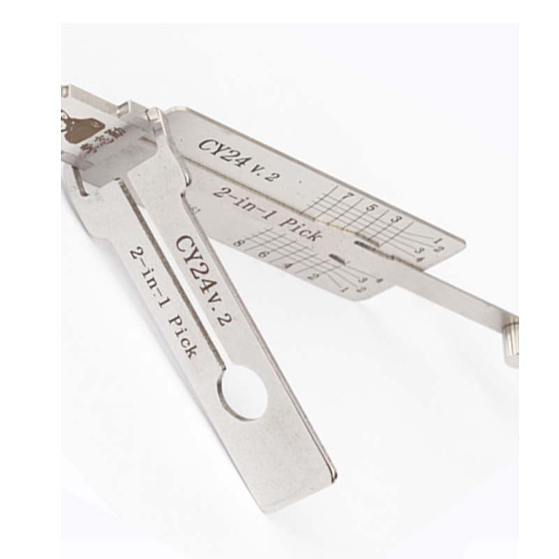 Original Automotive Lishi CY24 Lock Pick 2-in-1 Pick & Decoder - Chrysler