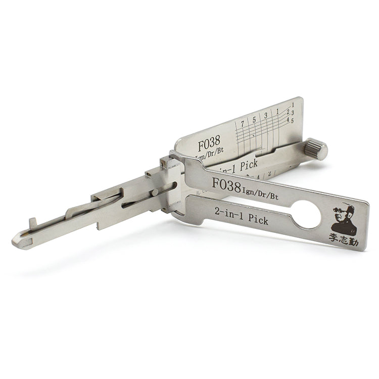 Original Automotive Lishi FO38 Lock Pick 2 in 1 Decoder and Pick - Ford
