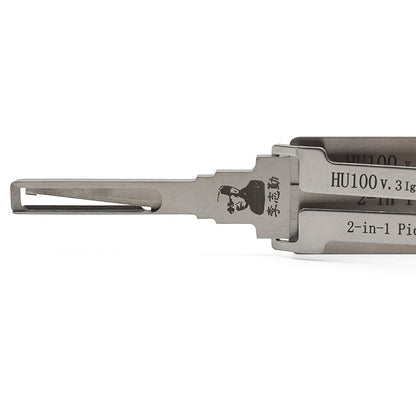 Original Automotive Lishi HU100 Lock Pick 2 in 1 Decoder and Pick - GM