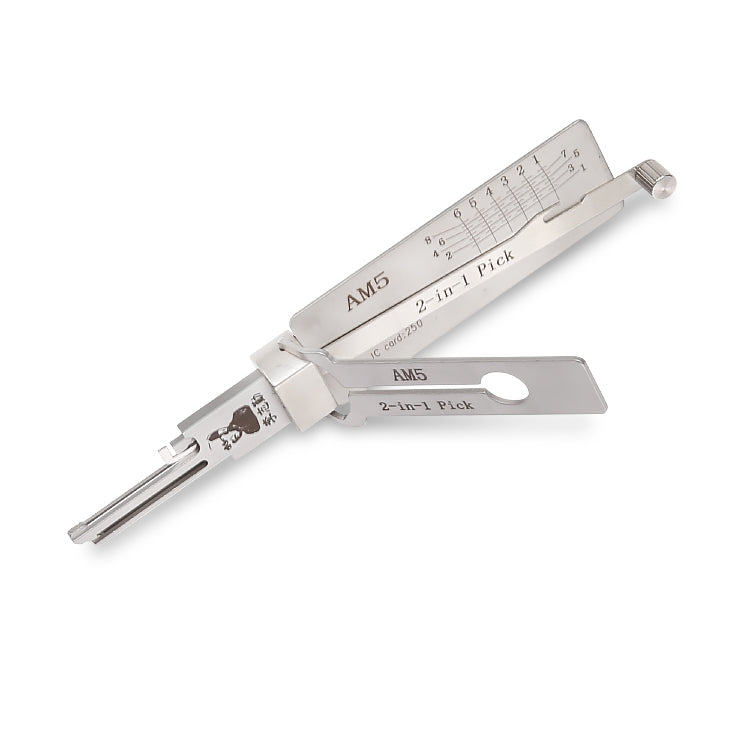 Original Lishi AM5 Lock Pick & Decoder for American Lock Padlocks Keyway