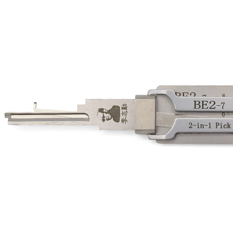 Original Lishi BE2-7 Lock Pick 2 in 1 Pick & Decoder for 7 Pin SFIC Cylinders