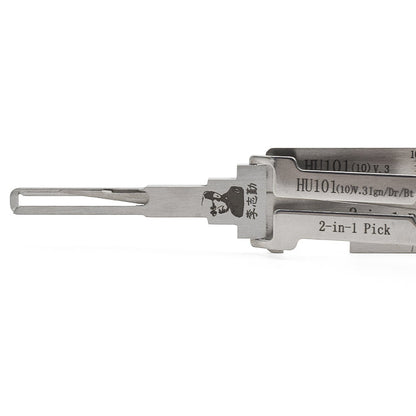 Original Lishi HU101(10) Lock Pick 2 in 1 Decoder and Pick for Ford