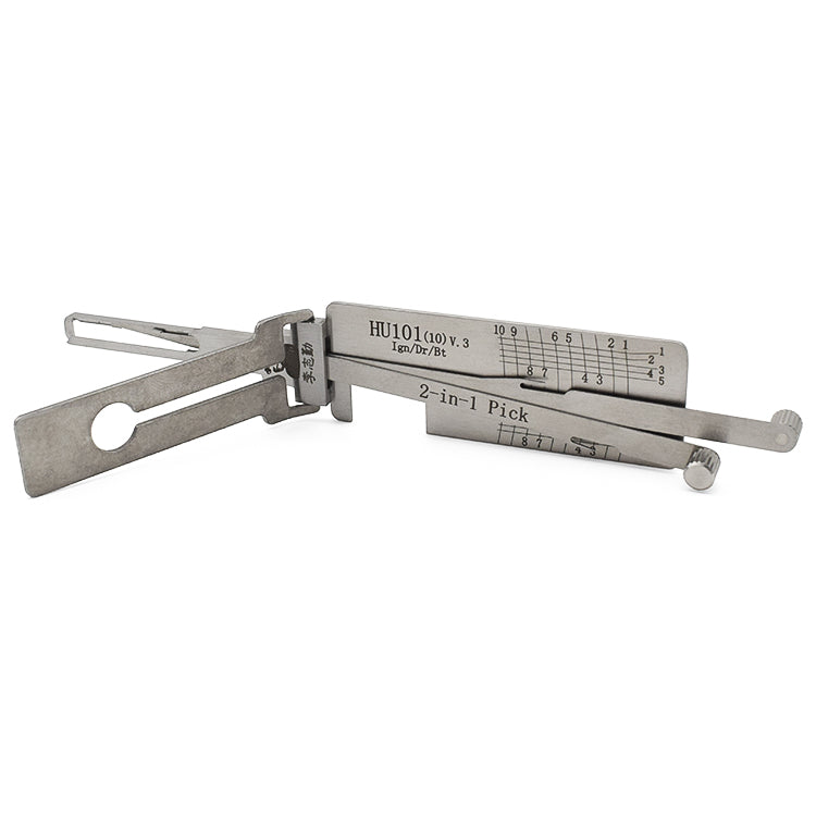 Original Lishi HU101(10) Lock Pick 2 in 1 Decoder and Pick for Ford
