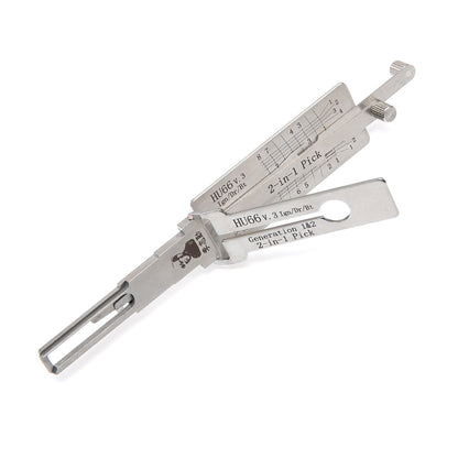 Original Lishi HU66 Lock Pick and Decoder for VW/Audi/Ford/Seat/Porsche/Skoda