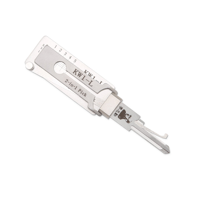 Original Lishi KW1-L Lock Pick 2-in-1 Pick & Decoder for 5-Pin Kwikset Keyway