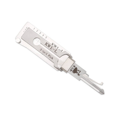 Original Lishi KW1-L Lock Pick 2-in-1 Pick & Decoder for 5-Pin Kwikset Keyway