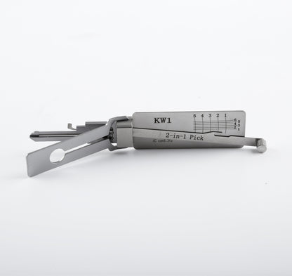 Original Lishi KW1 Lock Pick 2-in-1 Pick for 5-Pin Kwikset Keyway