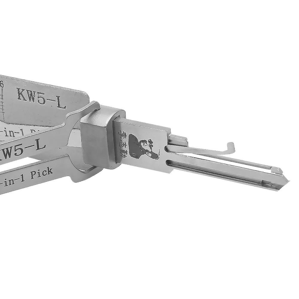Original Lishi KW5-L Lock Pick 2 in 1 Pick & Decoder for 6-Pin Kwikset Keyway