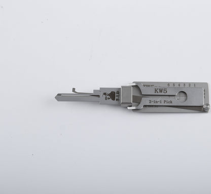 Original Lishi KW5 Lock Pick 2-in-1 Pick for 6-Pin Kwikset Keyway