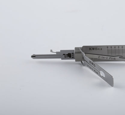 Original Lishi KW5 Lock Pick 2-in-1 Pick for 6-Pin Kwikset Keyway
