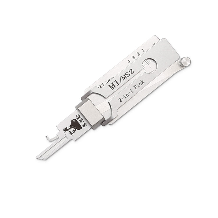 Original Lishi M1/MS2 Lock Pick 2-in-1 Pick & Decoder for Master Lock Padlocks Keyway