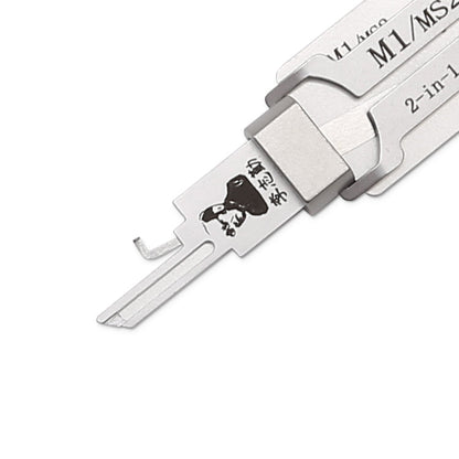 Original Lishi M1/MS2 Lock Pick 2-in-1 Pick & Decoder for Master Lock Padlocks Keyway