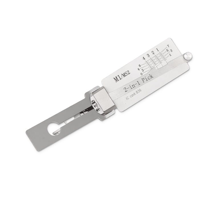 Original Lishi M1/MS2 Lock Pick 2-in-1 Pick & Decoder for Master Lock Padlocks Keyway