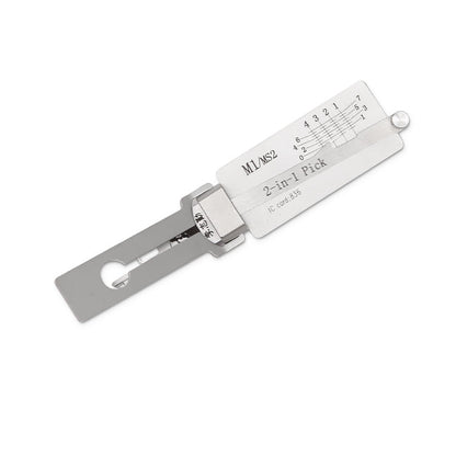 Original Lishi M1/MS2 Lock Pick 2-in-1 Pick & Decoder for Master Lock Padlocks Keyway