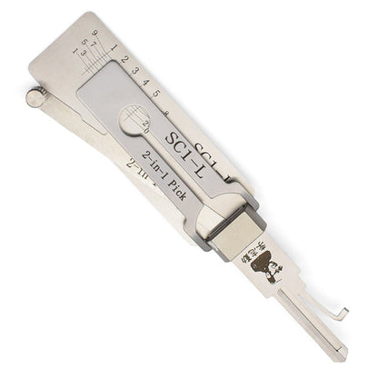 Original Lishi SC1-L Lock Pick for 5 Pin Schlage Keyway