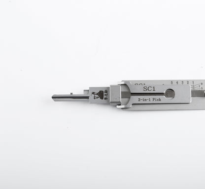 Original Lishi SC1 Lock Pick 2 in 1 Pick for 5-Pin Schlage Keyway