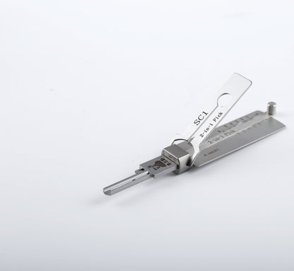 Original Lishi SC1 Lock Pick 2 in 1 Pick for 5-Pin Schlage Keyway