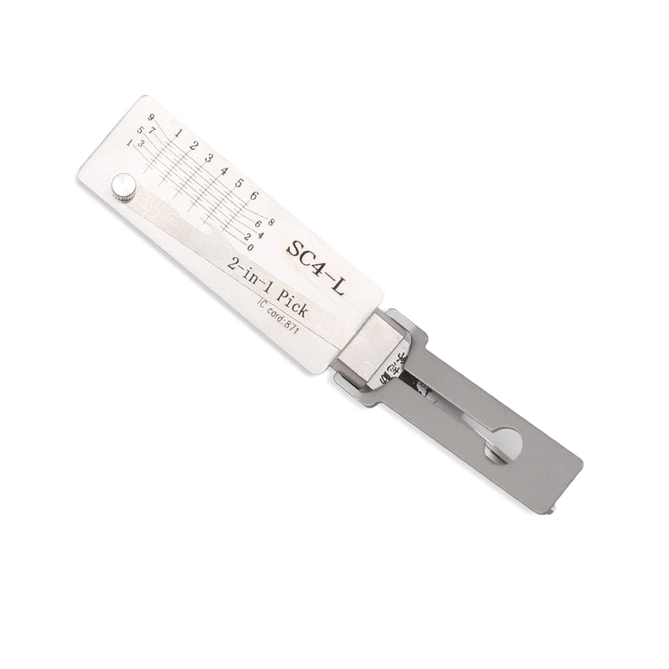 Original Lishi SC4-L Lock Pick & Decoder for 6-Pin Schlage Keyway