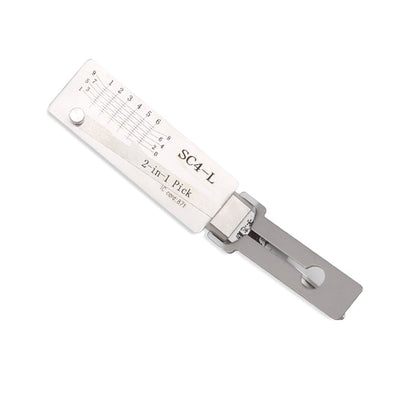 Original Lishi SC4-L Lock Pick & Decoder for 6-Pin Schlage Keyway